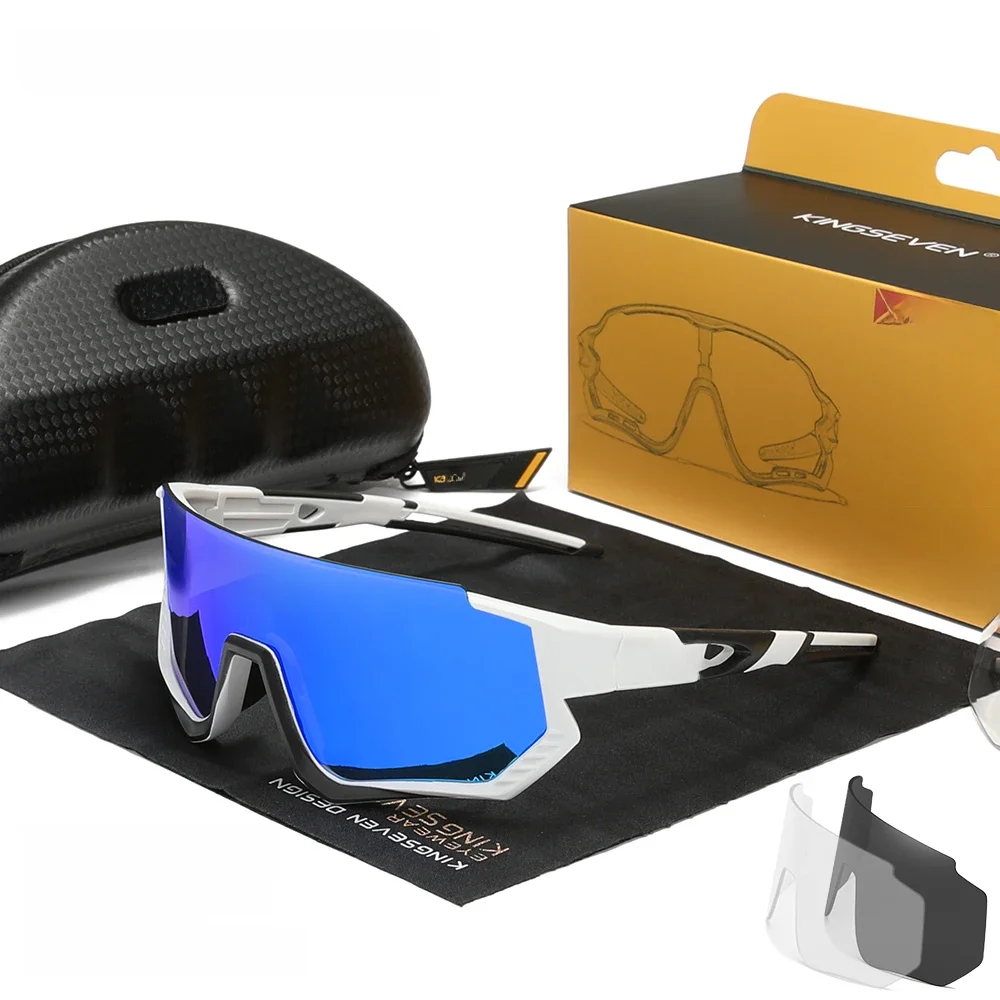 AliExpress KINGSEVEN Cycling Anti-UV Sunglasses Men Women Bicycle Glasses UV400 Polarized Fishing Bike Climbing Large Frame Sports Eyewear