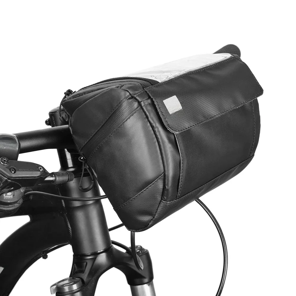 AliExpress SAHOO Multifunction Cycling Bike Bicycle Handlebar Bag Basket Bag Front Tube Pocket Outdoor Sports