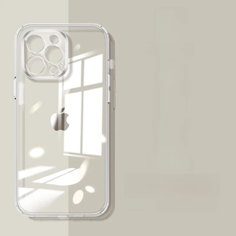 Coque souple en silicone ultra fine pour iPhone, coque arrière transparente mince pour iPhone 14 13 12 Mini 11 Pro XS Max X Poly SE 2022 2020 7 8 6S 6 Plus 5 5S