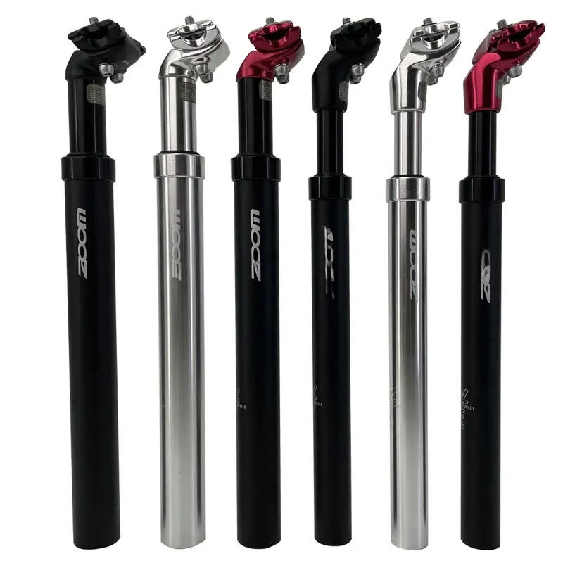AliExpress NONE ZOOM Suspension Bicycle Seatpost 27.2/31.6/28.6/30.0/30.4/30.8/33.9mm Alloy Oil Spring MTB Mountain Bike Seat Post Saddle Tube