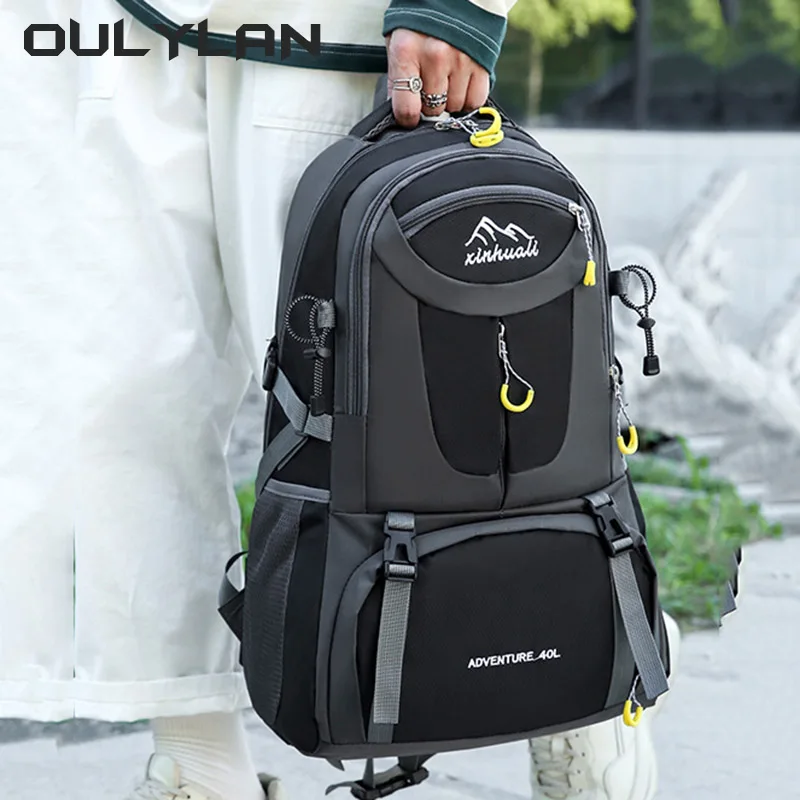 Mountaineering Bag Outdoor Men\'s Large Capacity Outdoor Camping Hiking Backpack Men Lightweight Luggage Bag Travel Backpacks