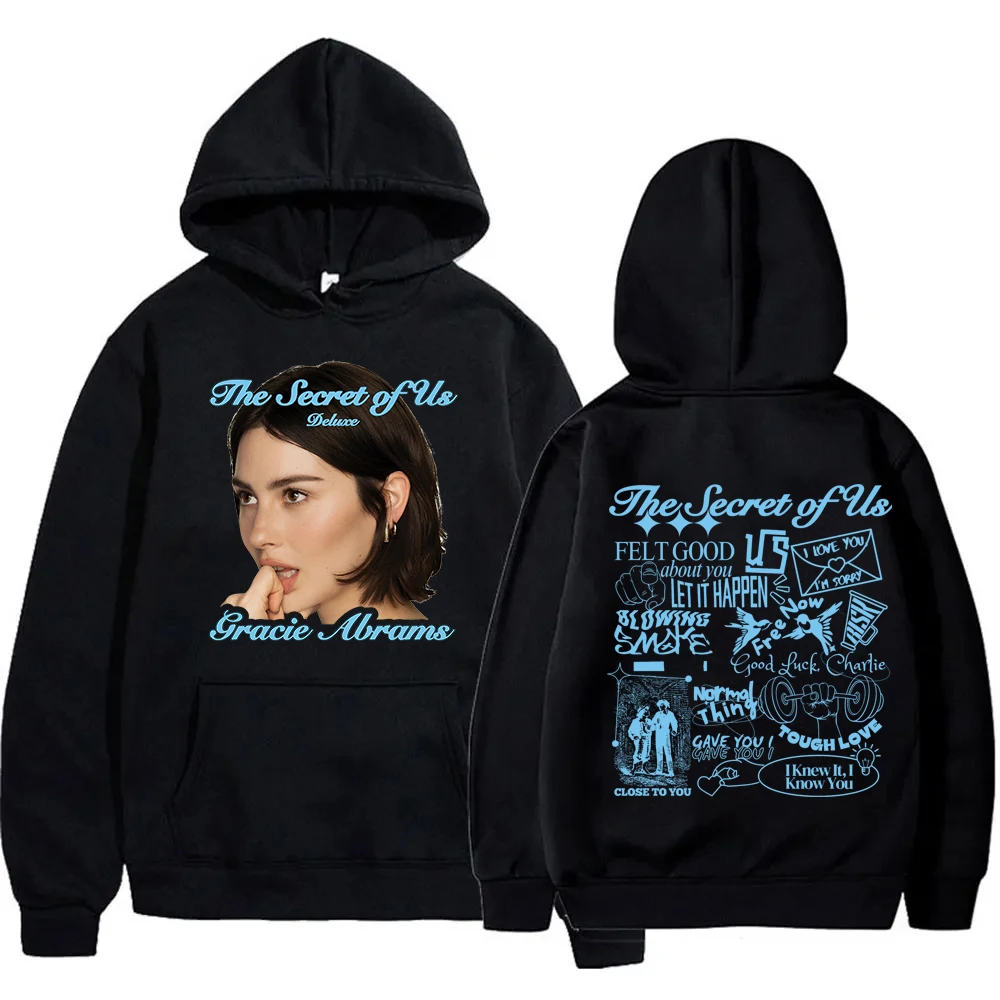 

Gracie Abrams The Secret of Us Deluxe Hoodie Creative Trends Sweatshirt Fashion Versatile Pullover Fall Women Men Hoody