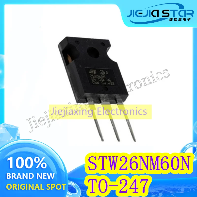 

(4/20pieces) W26NM60N STW26NM60N STW26NM60 Direct plug TO-247 600V 20A MOS field effect tube New original electronics