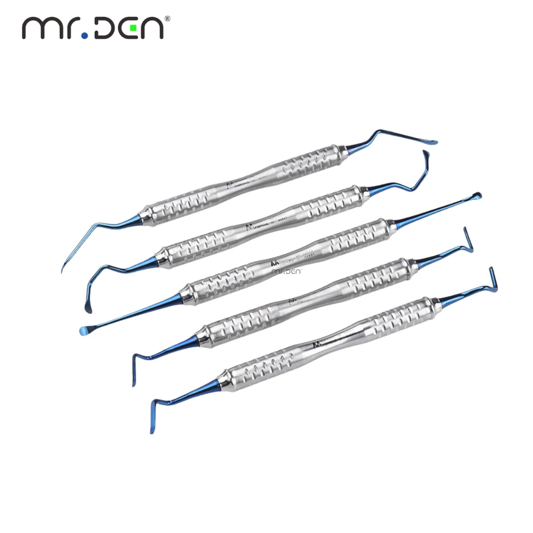Premium Dental Periodontal Tunnel Instruments VISTA 5-Piece Kit Minimally Invasive Gum Separator Dissector for Oral Surgery