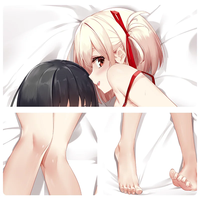 SFYX Original Lycoris หดตัว Nishikigi Chisato X Inoue Takina Dakimakura ปลอกหมอนปลอกหมอนปลอกหมอน