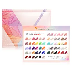 VENALISA Color Chart Nail Gel Polish Color Display One Step Gel Nail Color Catalogue for Nail Salon