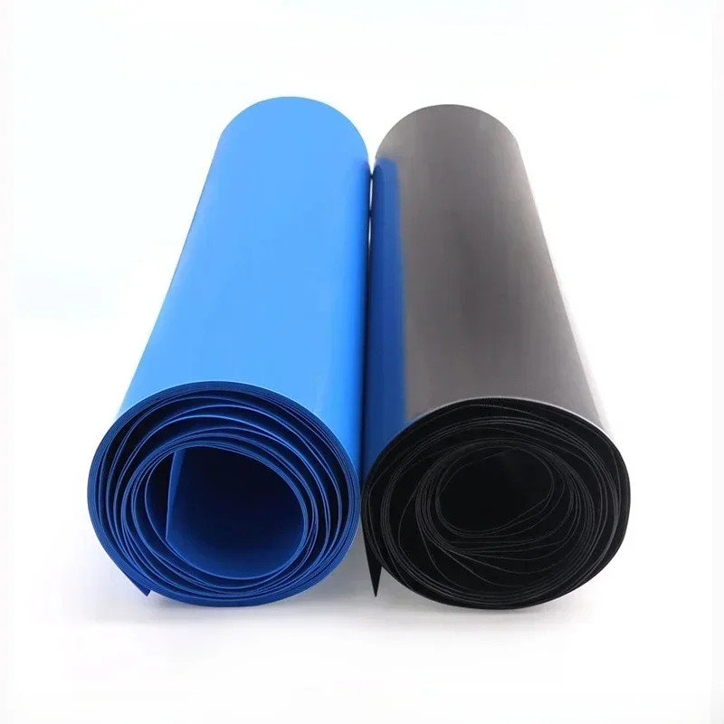 Enveloppes De batterie en PVC, 2/5/10M, 140mm ~ 625mm, paquet De 18650, Film isolé, manchon De câble, protecteur De câble, Tube rétractable