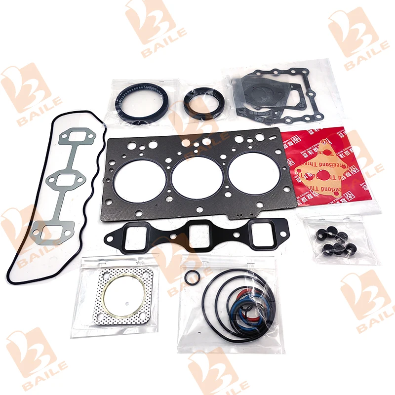 

For Yanmar 3TN78 Full Gasket Kit Set Engine With Head Gasket Overhaul Rebuild Kit Piston Ring