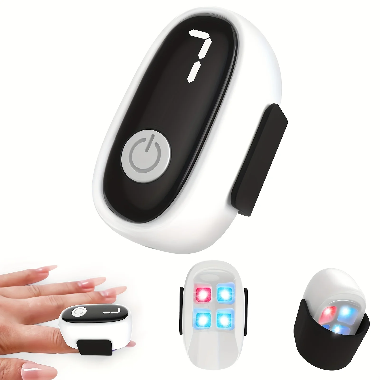 

4LED Nail Fungus Cleaning Light Device for Onychomycosis Usb Charge Nail Fungus Laser Infrared Blue Light Nail Care