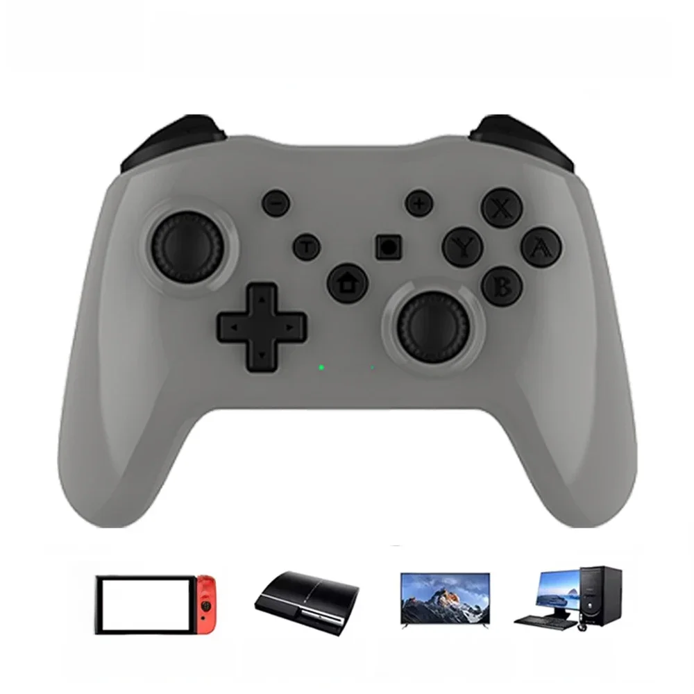 GAMINJA 360 ° Contrôleur Bluetooth sans fil à bascule, manette de jeu BT sans latence, Vibration HD, Joystick PC pour Nintendo Switch