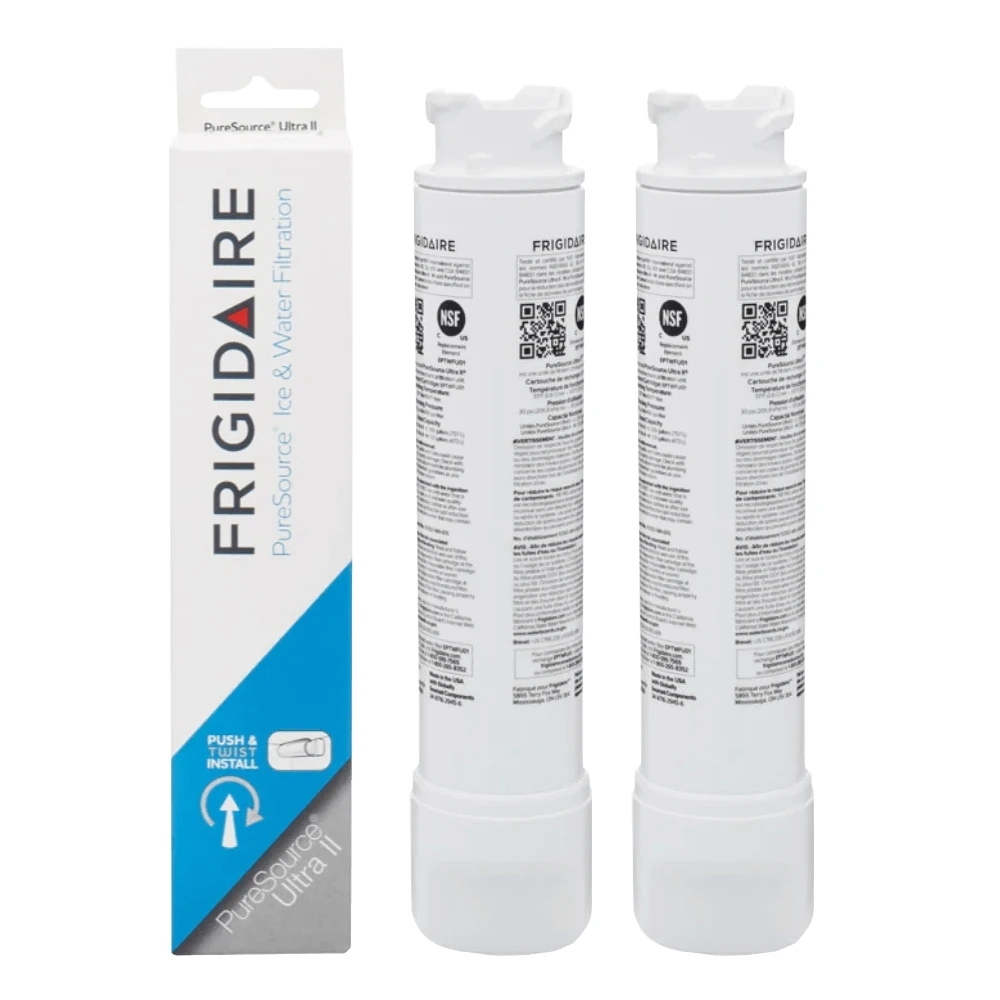 EPTWFU01 Filtro De Agua Para Refrigerador Substituicao Compatível for Frigidaire PureSource Ultra II for Electrolux EWF02 Alta Eficiência 2 Pack