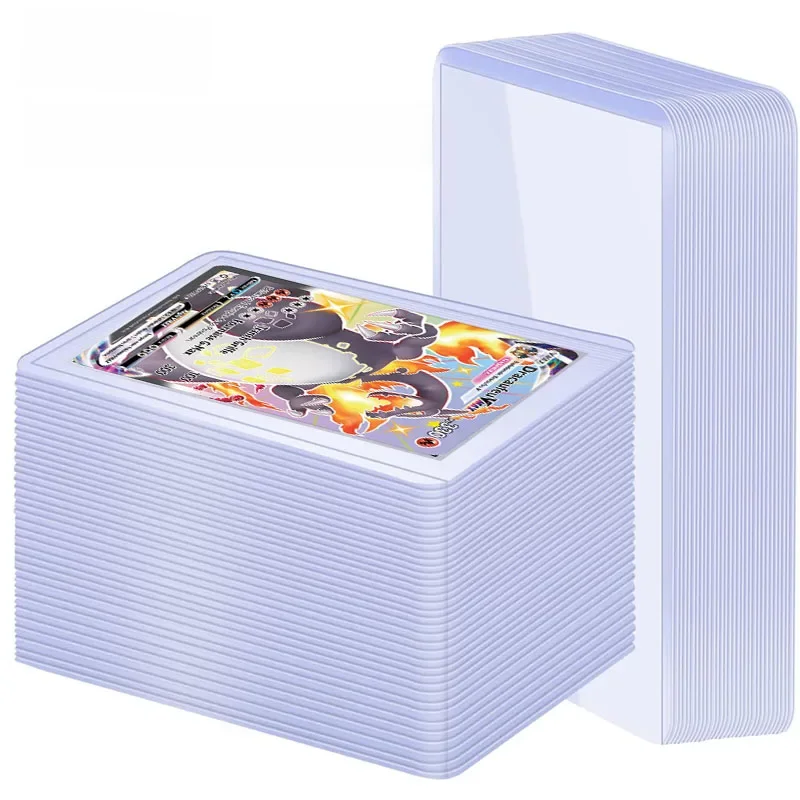 Plástico rígido Cartão Top Carregadores de Protetores, Trading Storage, Game Cards, TopLoaders,
