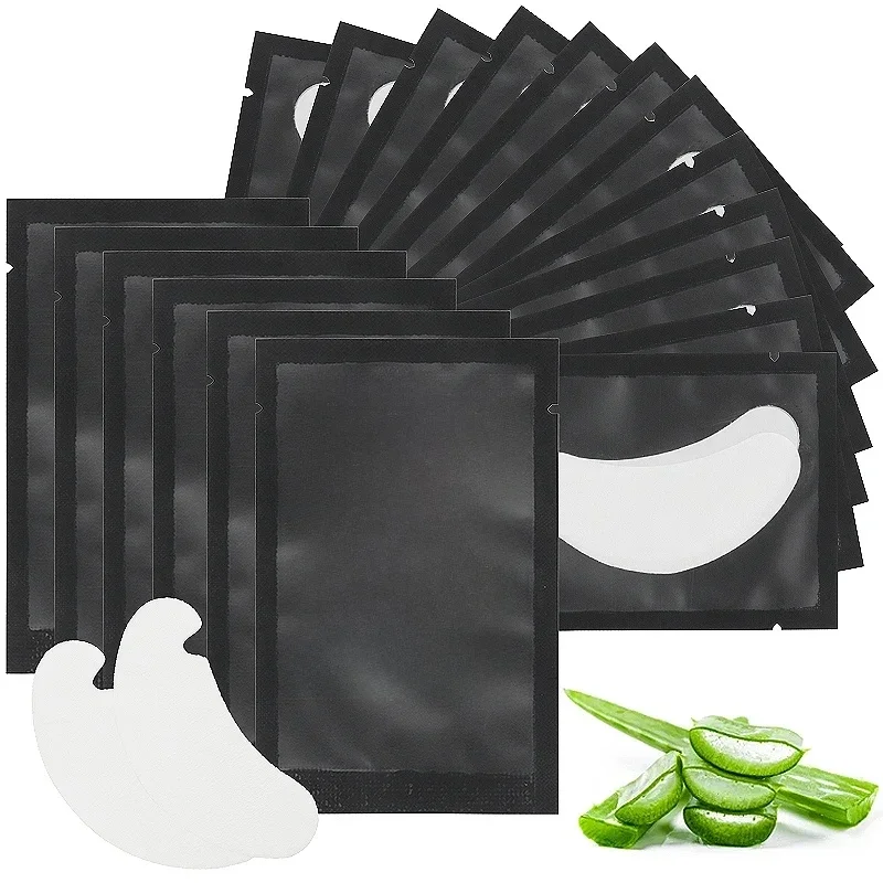 50/100/200Pairs Augenklappen Wimpernverlängerung Unter Augenpads MakeupLashes Patch Spitze Aufkleber Pads Für Wimpernverlängerungszubehör