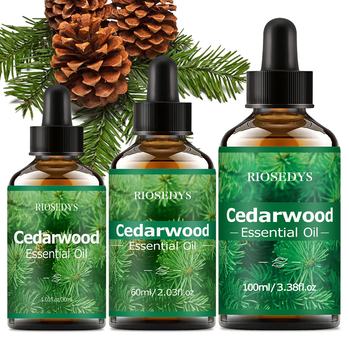Cedarwood Essential Oil, Warm Woody Fragrance Oil for Diffusers, DIY Scented Crafts & Aromatherapy, Rich and Smooth Aroma