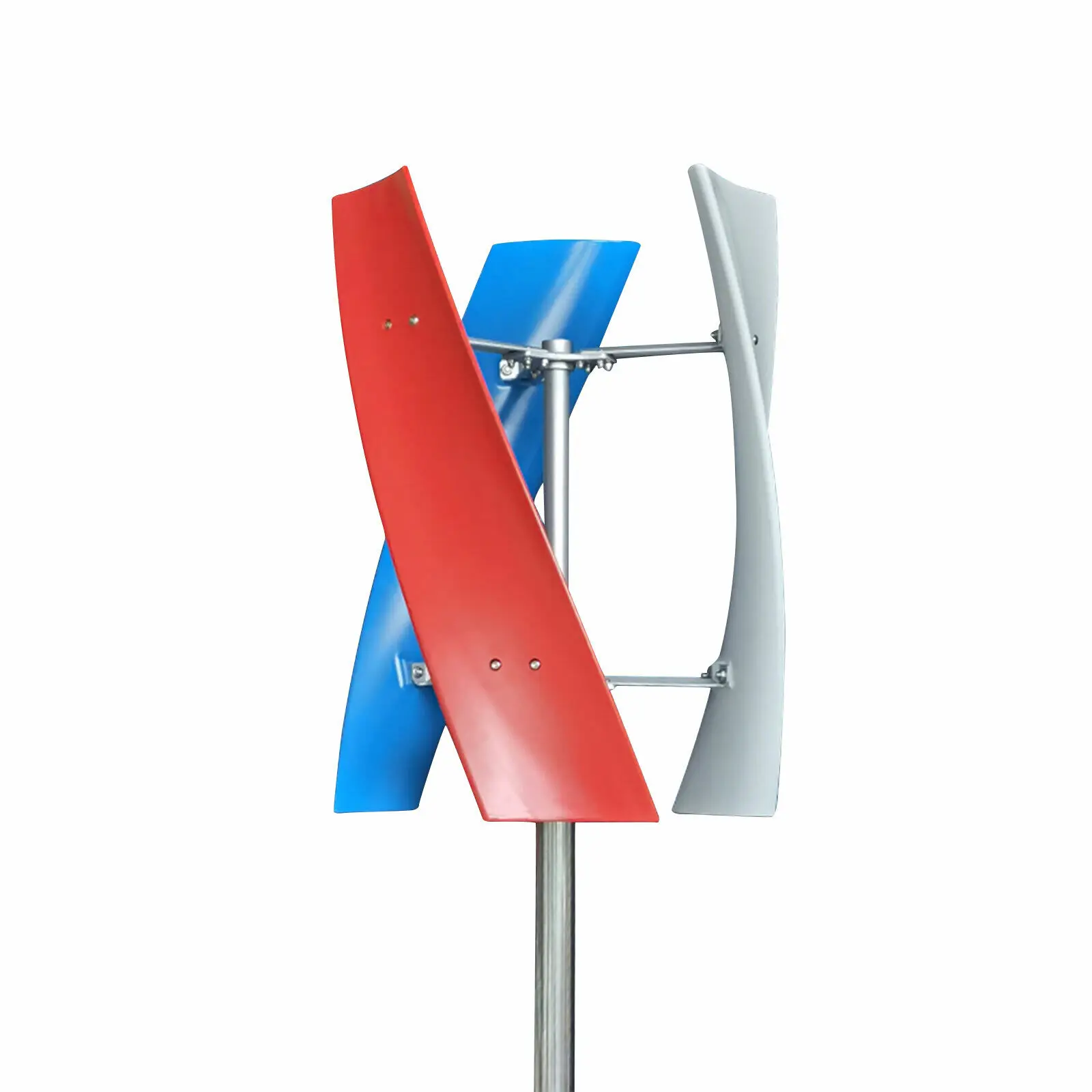 400W 24V Wind Turbine Generator Vertical 3 Blades Alternator Spiral Wind Turbine With Charge Controller For Home Use