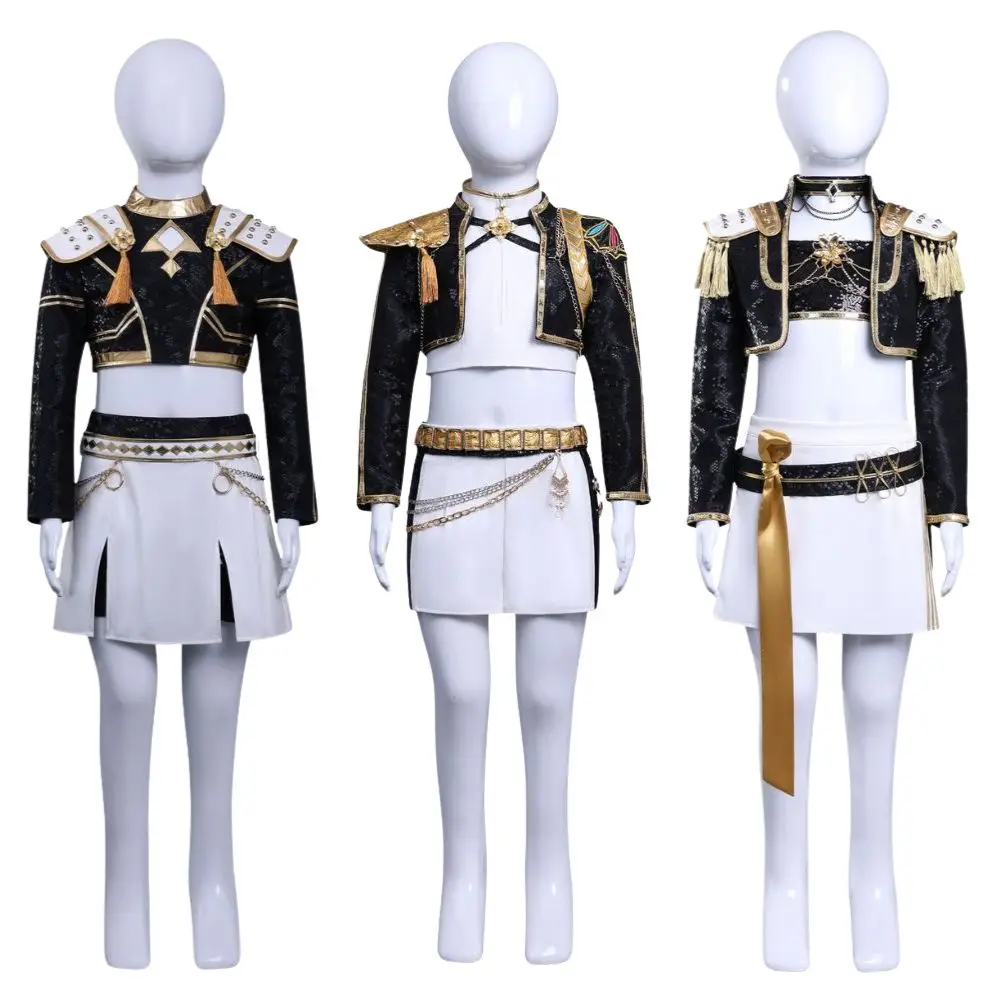 

Kpop Rumi Zoey Mira Demon Hunters Cosplay Costume for Women Girl Clothes Roleplay Outfits Halloween Carnival Party Clothes Suit