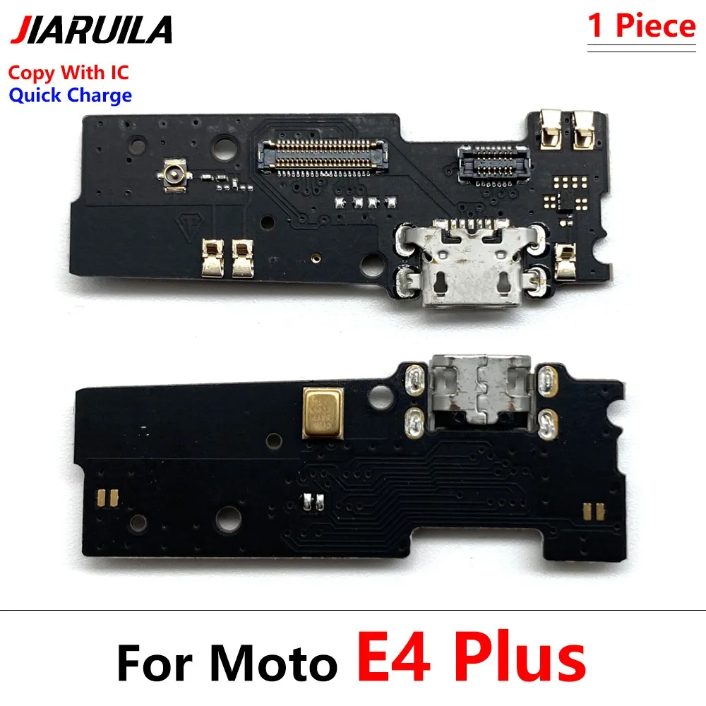 10Pcs USB Power Charging Connector Plug Port Dock Flex Cable For Moto E20 E30 E40 E4 E5 E6 E6s E7 Plus Power Play Go