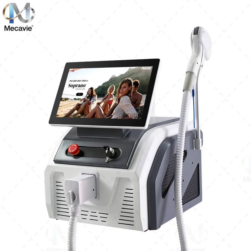 Professional Soprano Diode Laser Hair Removal Machine, 5‑Wave 755/808/830/940/1064nm 5000W High Power Permanent Hair Removal view 4