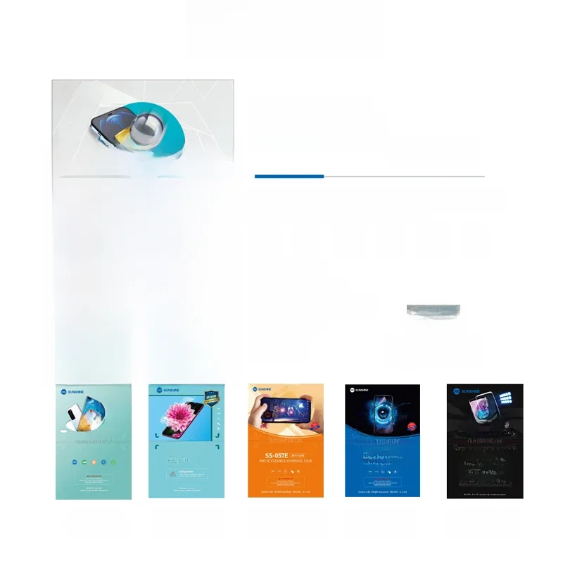 Sonnenschein 057 Serie Hydro gel Film Blatt flexible Displays chutz folie für SS-890C Maschine Cutter Plotter Laminas für alle Telefon