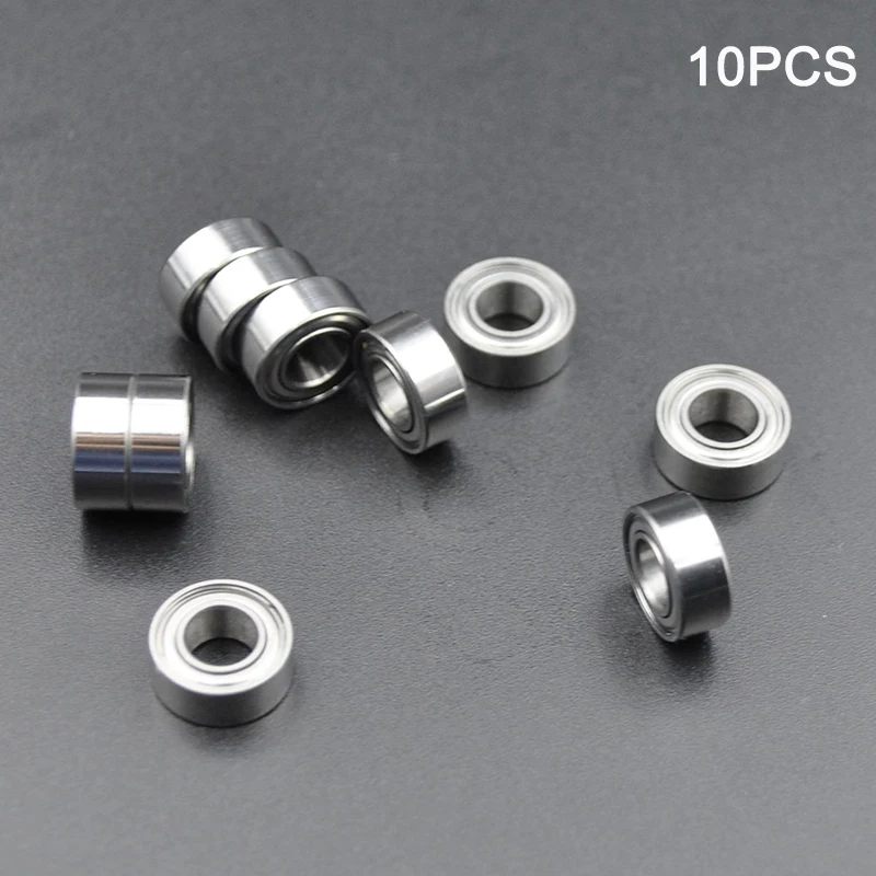 10pcs MR105 ZZ 5*10*4mm 2Z High Speed 1050 Inner Diameter 5mm Miniature Bearing Ball Bearings