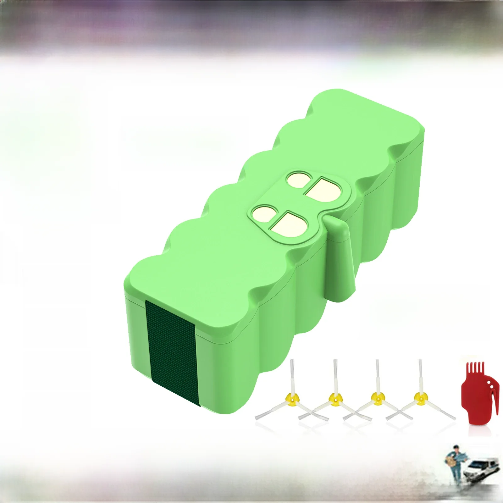 14.4V pour iRobot Roomba 500 batterie d'aspirateur 900 985 980 960 785 530 560 650 630 620 650 770 780 batterie Rechargeable