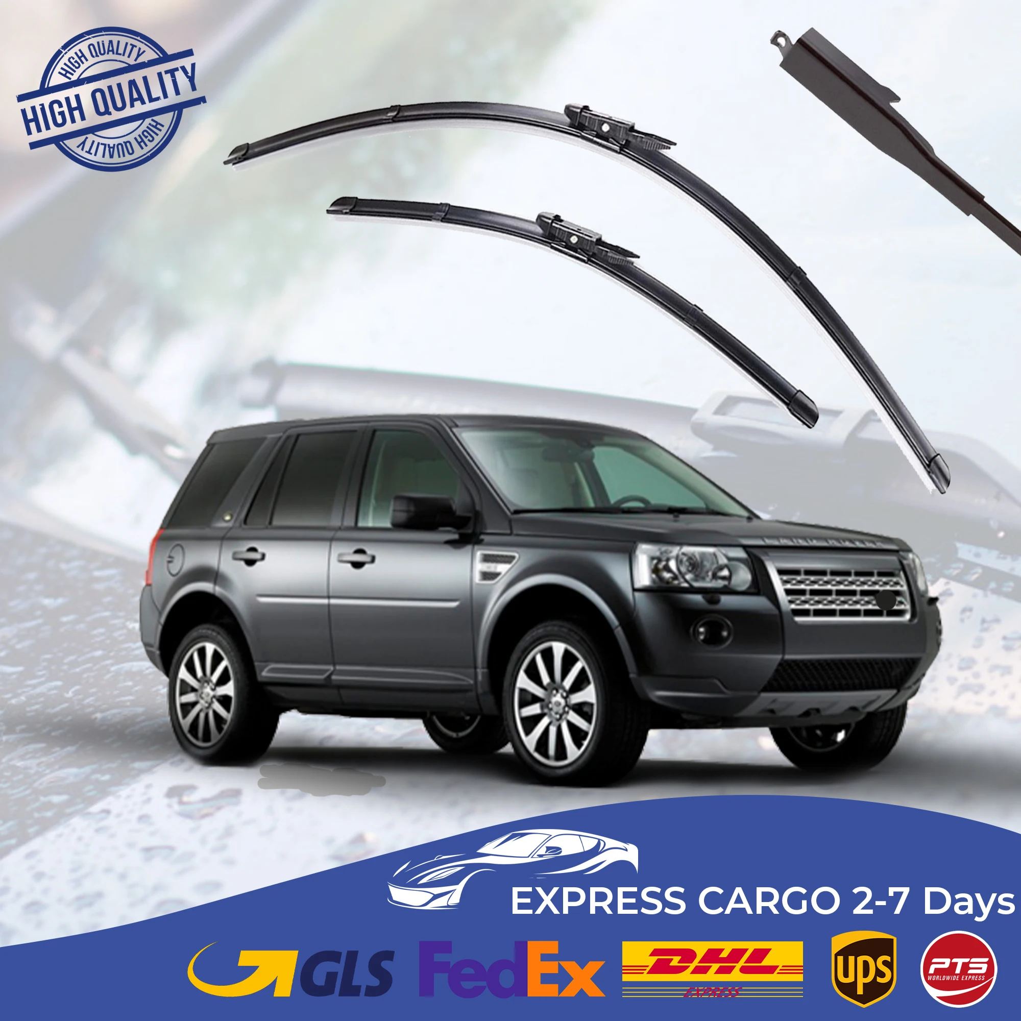 Car Wiper Blade For Land Rover Freelander 2007 2008 2009 2010 Auto Windscreen Windshield Wipers Blades Window Wash Front