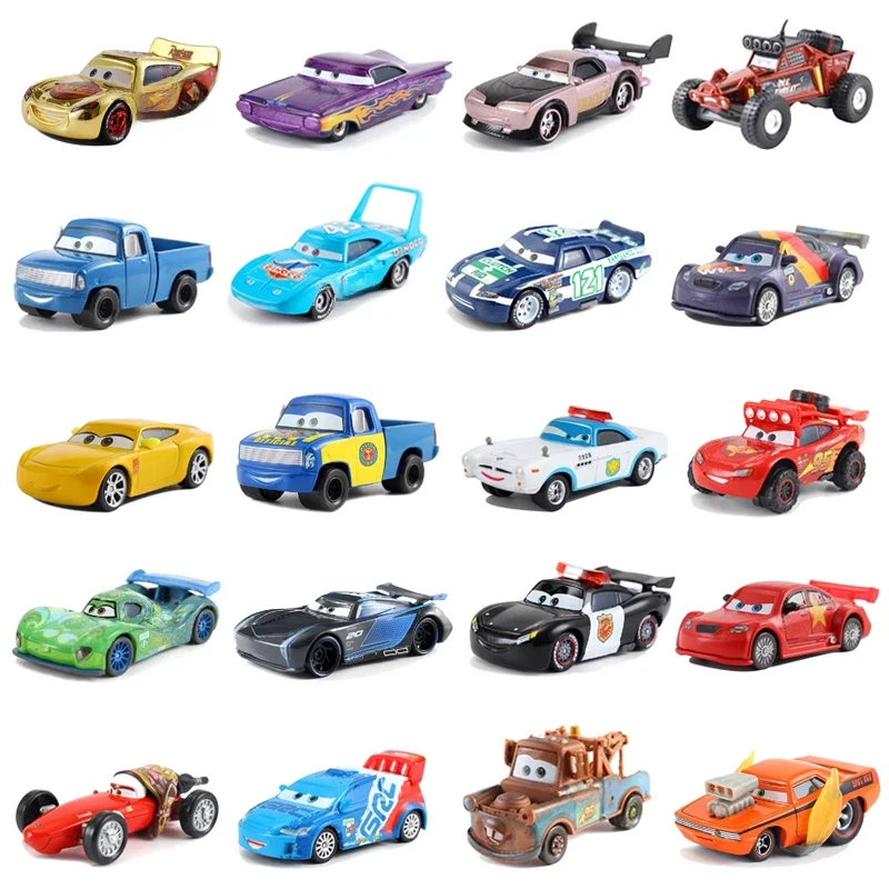 Pixar Cars 3 Mater Jackson Storm Ramirez Spielzeugautos McQueen 1:55 Druckguss-Metall-Legierung Modellautos 2 Kindergeschenke
