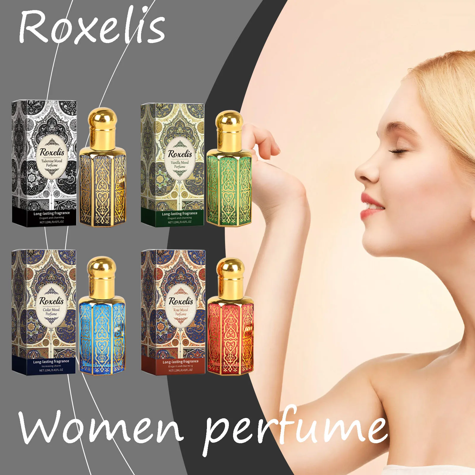 

Roxelis женские духи длительный личный аромат натуральный элегантный аромат повышает уверенность портативные женские стильные духи