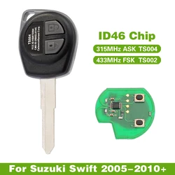 CN048004 per Suzuki Swift 2005-2010 + chiave per auto Conrol remota per Suzuki TS004 315MHz ASK TS002 433MHz FSK