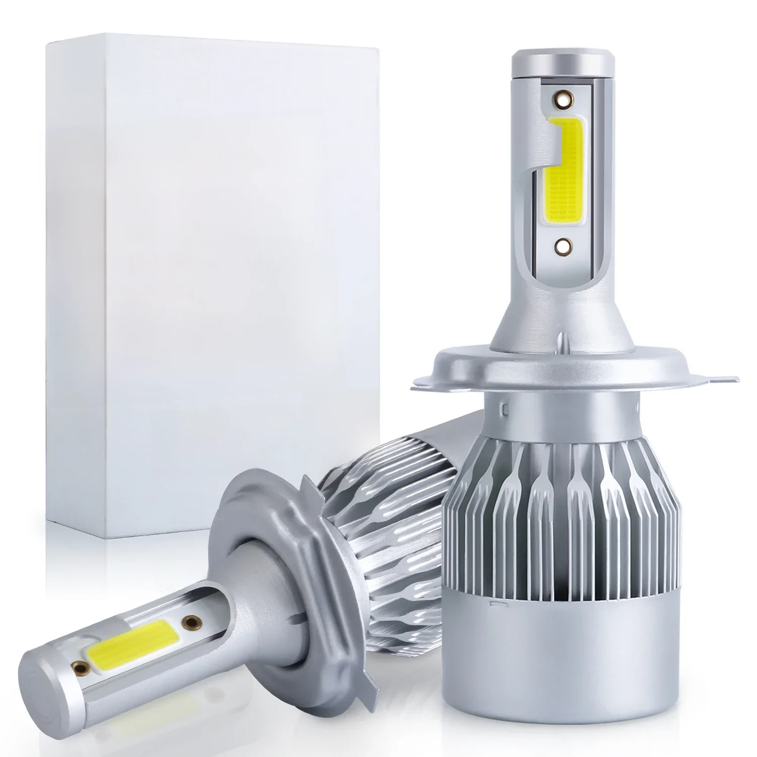 Farol LED para carro C6, farol automático, H4, H7, H1, H3, H8, H11, H10, H13, 9004, HB3, 9005, HB4,