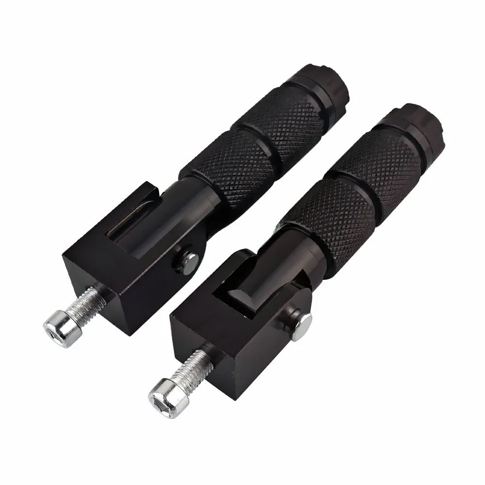 AliExpress PALEGG 2 Pcs M8 Universal Motorcycle Motor Bike Folding Footrests Footpegs Foot Rests Pegs Rear Pedals Set CNC Aluminum Motorcycle Part