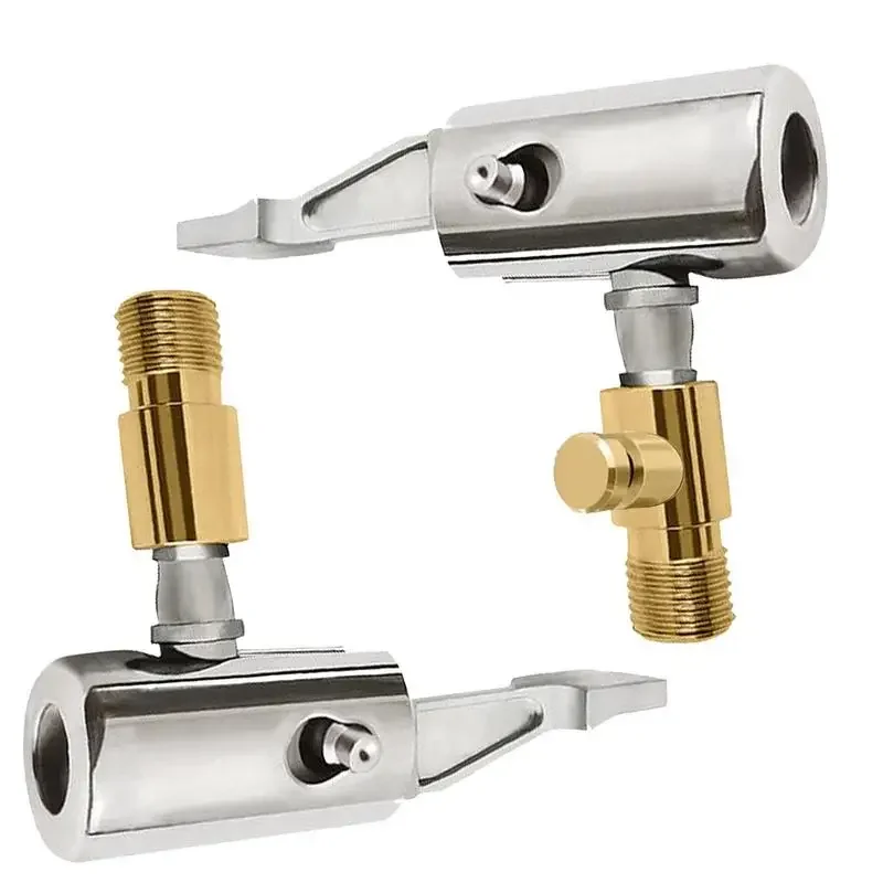 Adaptateur de buse de pneu de voiture, Valve de pneu automatique, connecteur rapide, connecteur de gonfleur de pneu de remplacement universel, mandrin d'air pour vélos de voiture