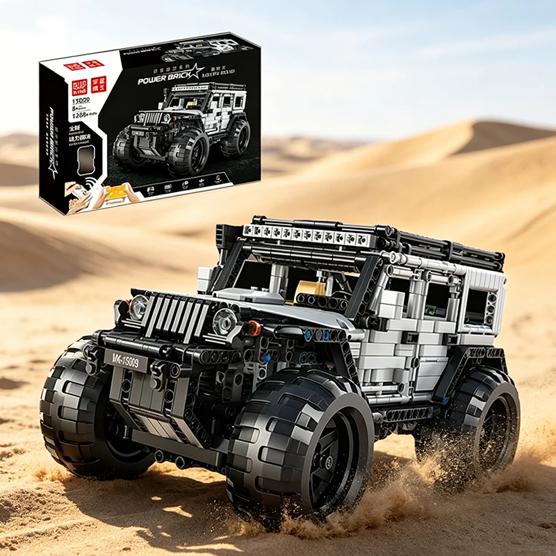 MOC 1288PCS Off-Road Vehicle Building Block Set - DIY Simulation Car Model Creative Puzzle Toy for Boys Birthday Gift