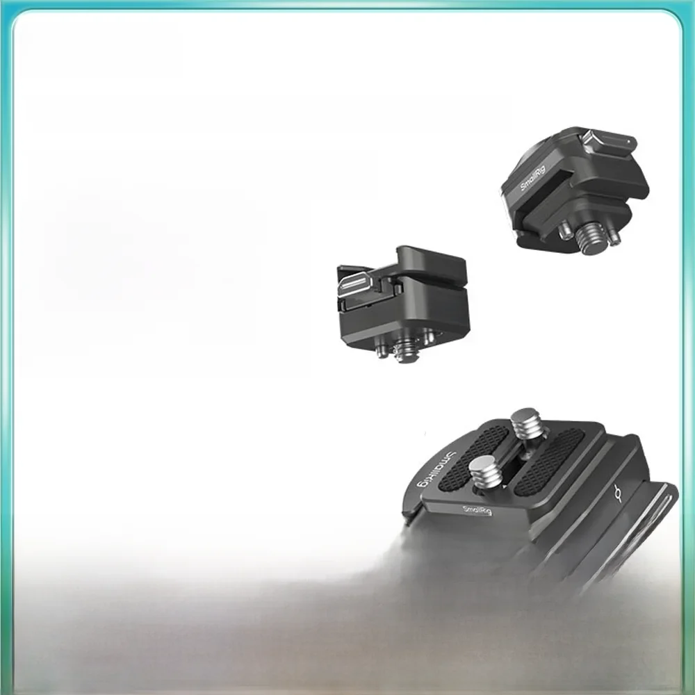 SmallRig-Support à dégagement rapide avec sabot froid, HawkLock H18, support de base à dégagement rapide à un bouton, plaque de montage Arca-Swiss H38