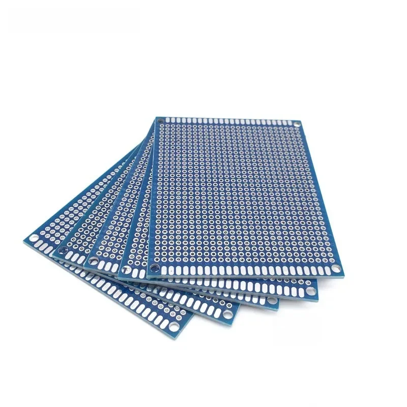 5 sztuk 7x9cm 70x90 mm niebieski dwustronny prototyp PCB uniwersalna płytka drukowana Protoboard dla Arduino — zdjęcie produktu 7