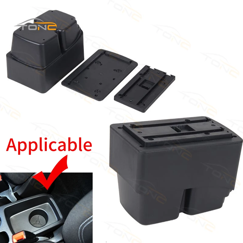 For Ford Fiesta Armrest box Interior details Parts special Retrofit parts Car accessories Center Storage box Car Arm