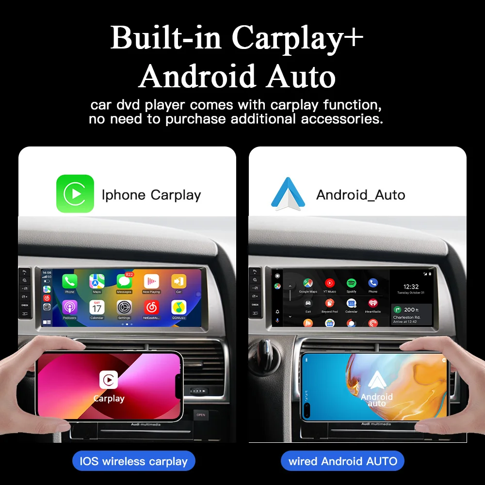 Wit-Up for Audi Q7 MMI2G 2005-2009 Apple CarPlay 10.25