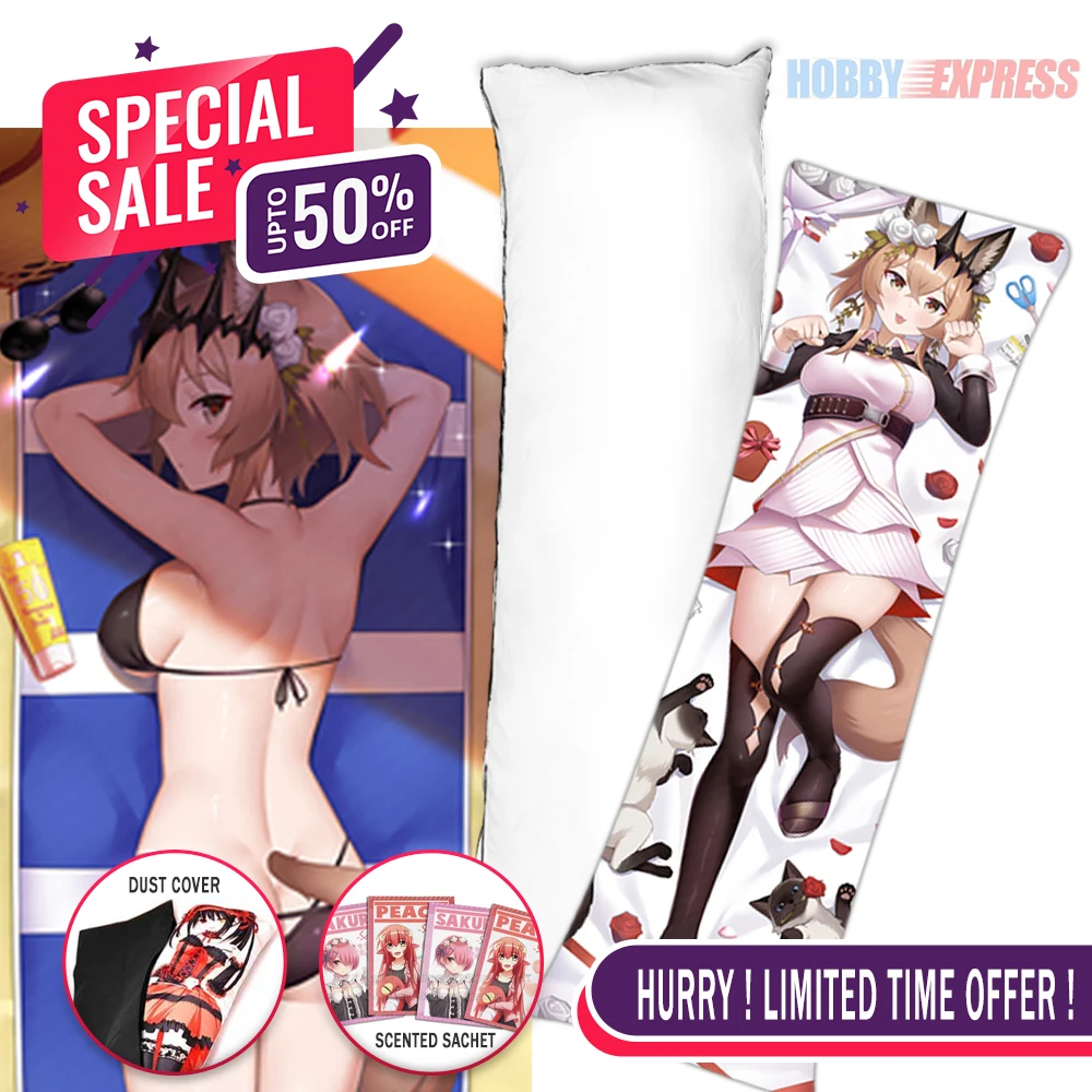 Hobby Express Anime Dakimakura Japanese Otaku Waifu Hugging Body Pillow Cover Case Seele Pardofelis Honkai Impact 008386