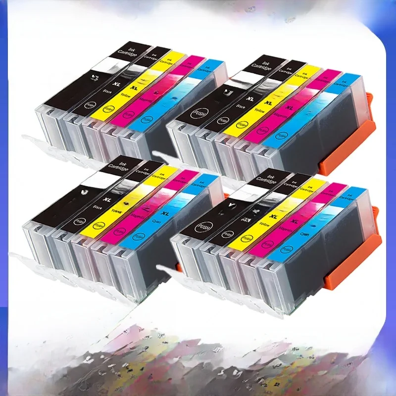 Cartouche d'encre Compatible PGI250 PGI-250 CLI-251, pour canon PIXMA MG5420 MG5422 MG5520 MG5522 MG6420 IP7220 MX722 MX922 IX6820