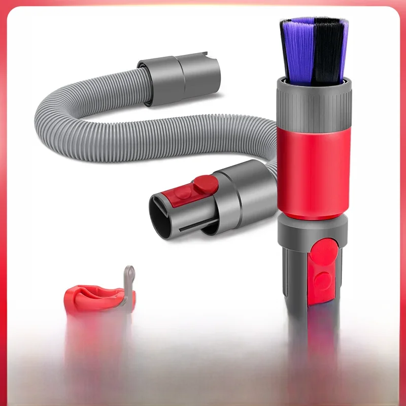 Brosse de dépoussiérage sans rayures et tuyau d'extension flexible, pièces de rechange pour aspirateur sans fil Dyson V7 V8 V10 V11 V15