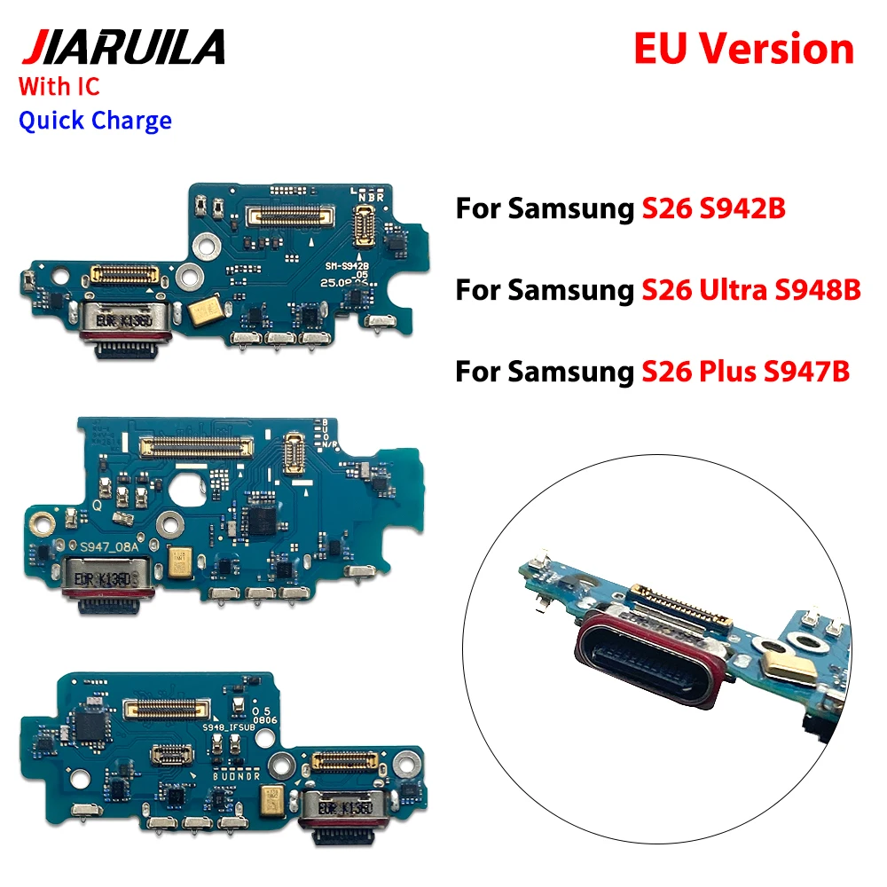 5 PCS For Samsung S26 S26 Ultra S26 Plus USB Charger Charging Dock Port Connector Flex Cable