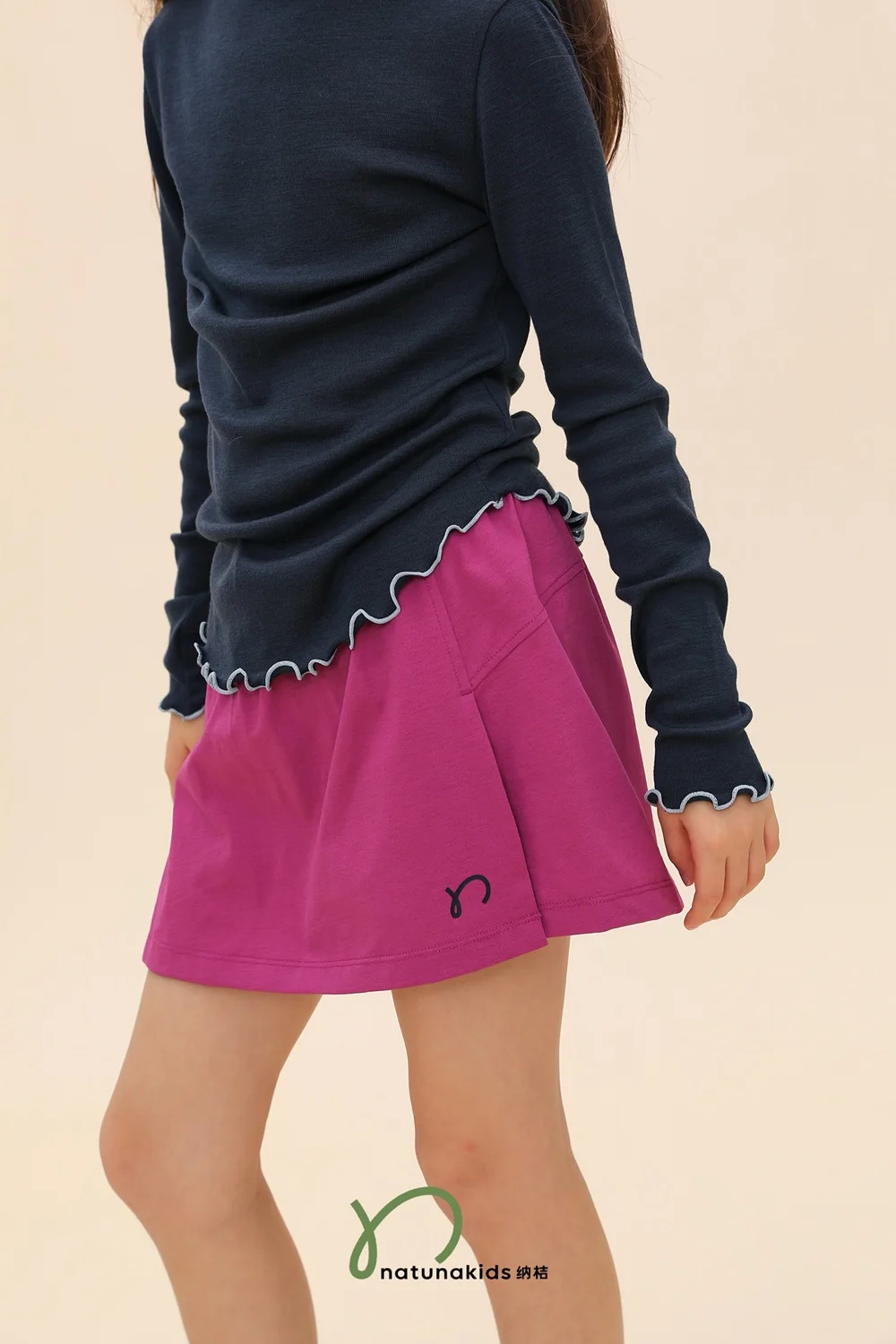 

Kids' Quick-Dry Sponge Tennis Skirt Skort, Lightweight and sportive
