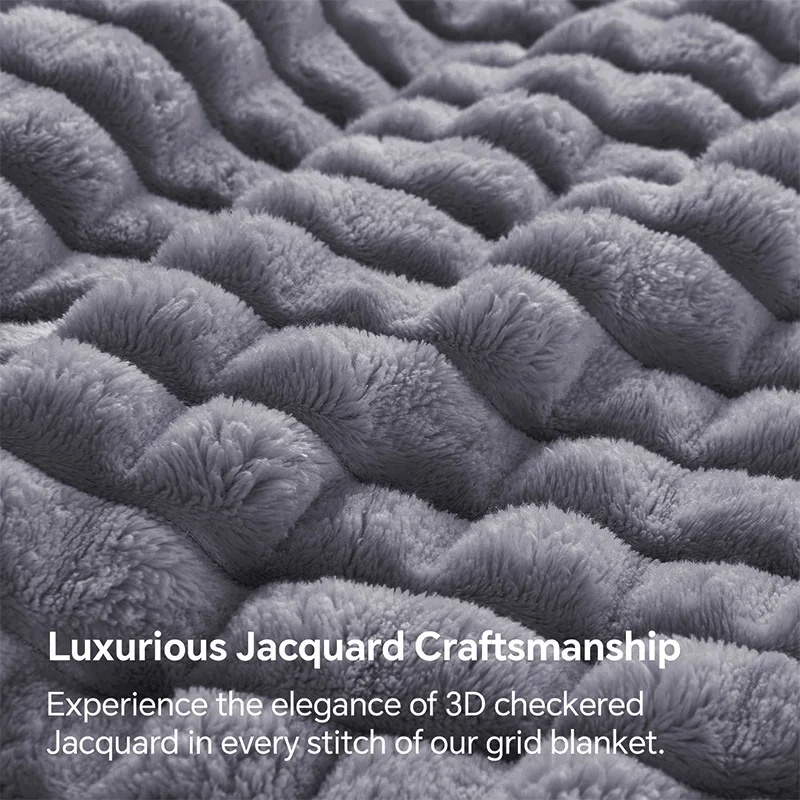 Koc dekoracyjny z polaru, żakardowy, różowy, miękki i przytulny koc na kanapę i łóżko dla kobiet, ciepły, puszysty koc z pluszu.