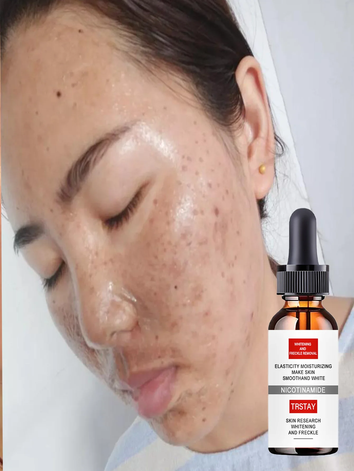 Brightening facial essential oil for all skin types moisturizing and brightening serum reshapes youthful contours improves rough - Image 4