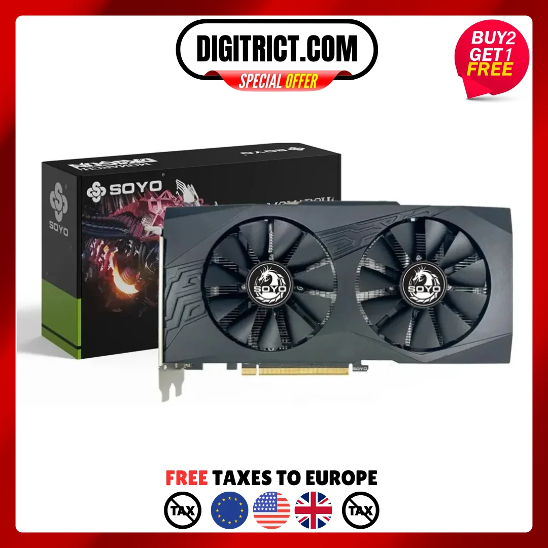 Graphics Cards Radeon RX580 8G GDDR5 Memory Video Gaming Card PCIE3.0x16 GPU Desktop Computer Components AMD RX 580 8G