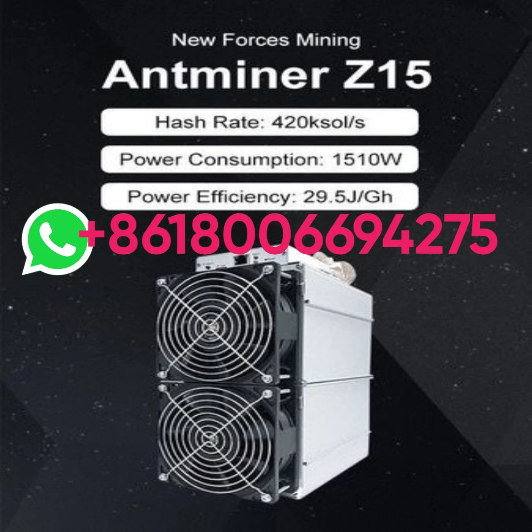 

Б. КАЧЕСТВО Bitmain Antminer Z15 420 ksol/s 1510 Вт Блок питания Equihash Miner в комплекте