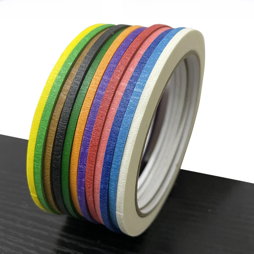 12 Teile/satz Regenbogen Einfarbig Masking Washi Sticky Papier Klebeband Druck DIY Scrapbooking Deco