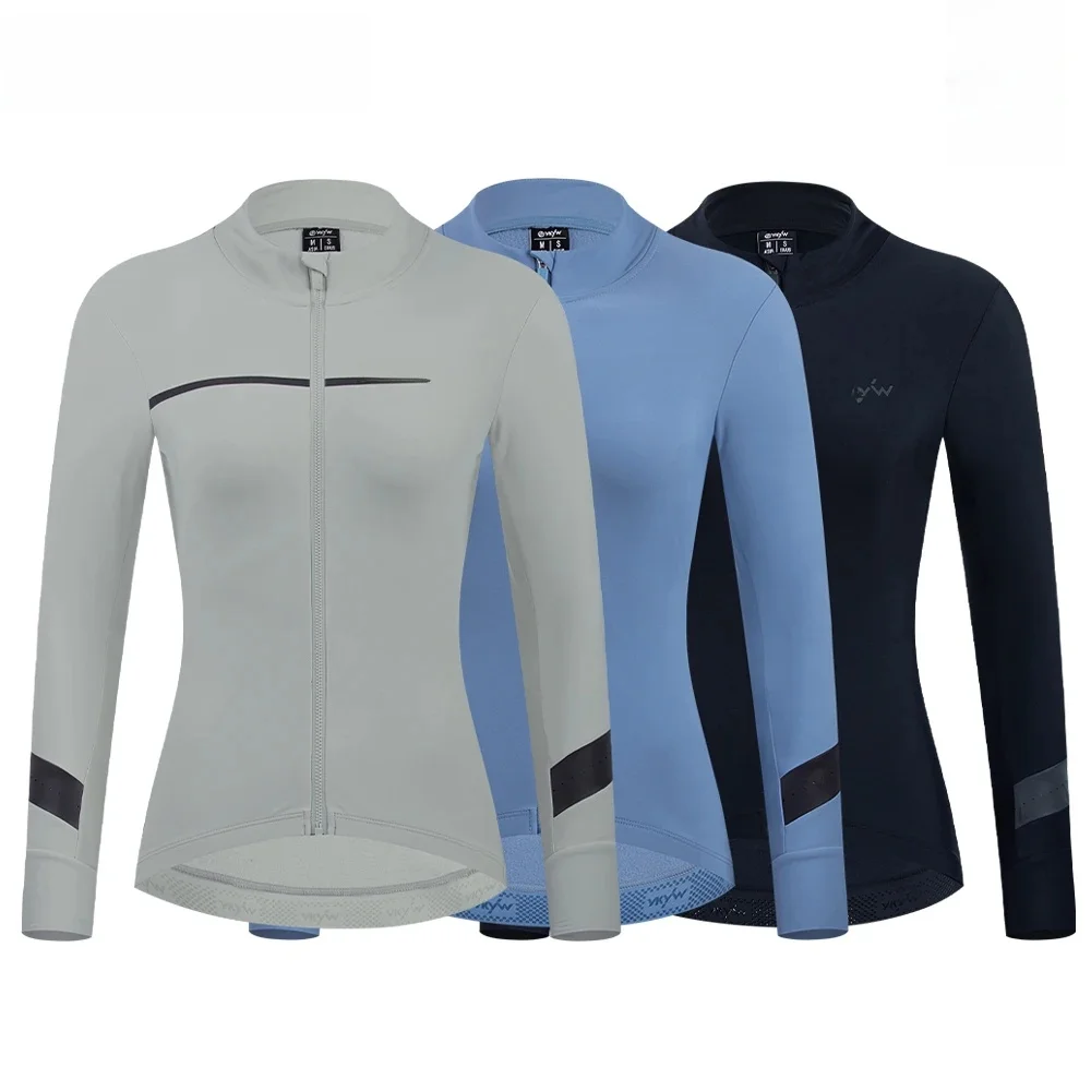 AliExpress YKYWBIKE Women Cycling Jackets Thermal Fleece Warmth Cycling Jersey Long Sleeve Winter Autumn Bicycle Jacket Road Bike Clothing