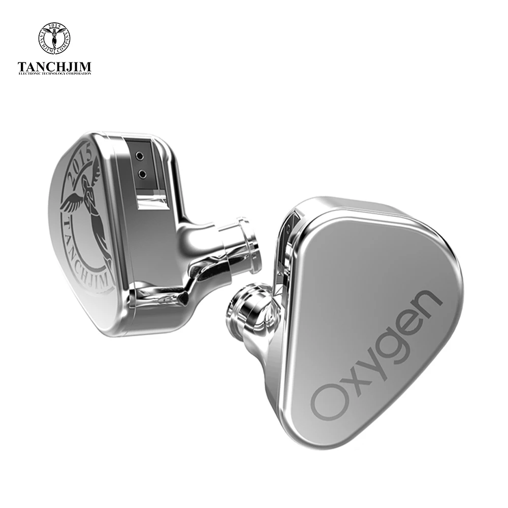 

TANCHJIM Oxygen HiFi In-Ear Earphone Carbon Nanotube Diaphragm Metal Shell 0.78mm 2 Pins Detachable Cable Headset