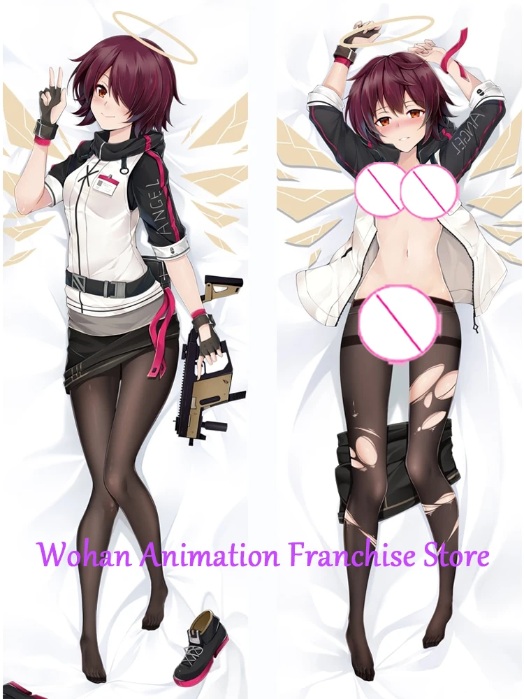 

Dakimakura Anime Pillow Case Arknights Exusiai Pillow Cover Halloween Christmas Decoration 2023